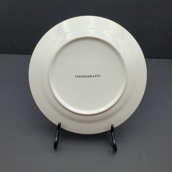 I. Godinger & Co. L'Antipasto Mediterraneo Appetizer Dessert Salad Plates - Picture 6 of 7